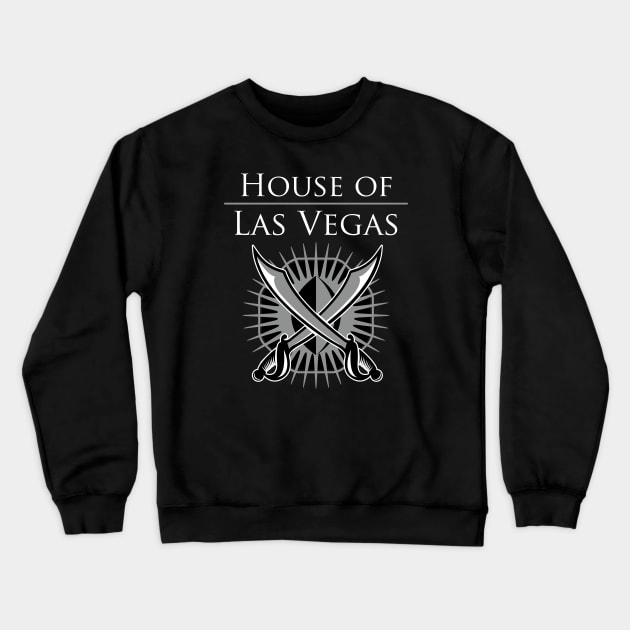 House of Las Vegas Crewneck Sweatshirt by SteveOdesignz